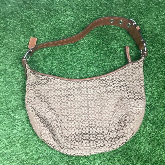 Vintage Coach Soho Small Signature Hobo Rounded Handbag - Picture 3 of 16
